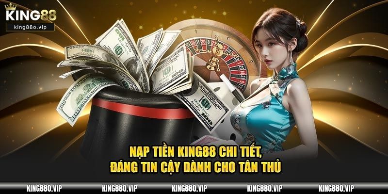 Hướng dẫn các hội viên các bước nạp tiền KING88 nhanh chóng
