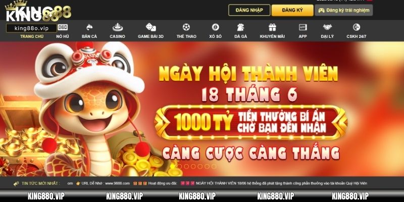 KING88 mang đến sân chơi có trải nghiệm đẳng cấp